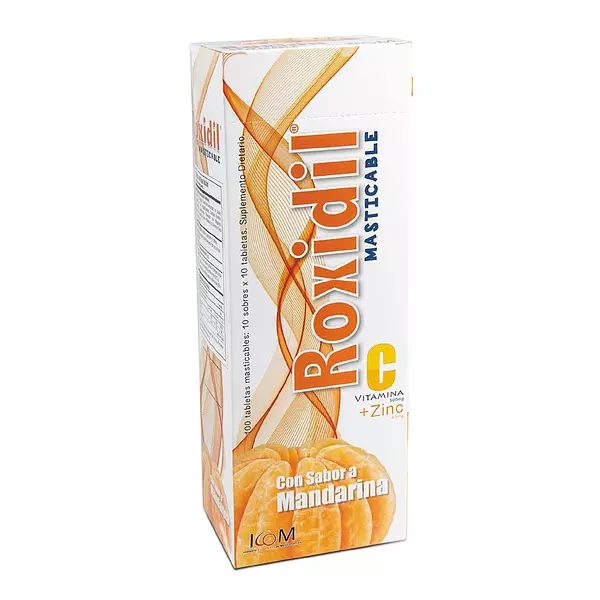 Roxidil Masticables Vitamina C + Zinc Mandarina