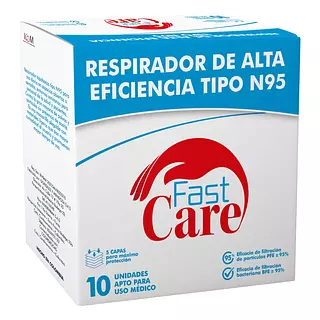 Tapabocas Fast Care Tipo N95