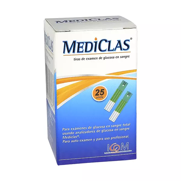 Tiras Reactivas Glucometro Mediclas