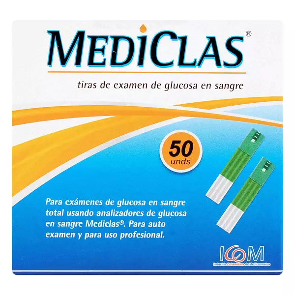 Tiras Reactivas Glucometro Mediclas