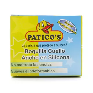 Boquilla Cuello Ancho Siliconado Patico