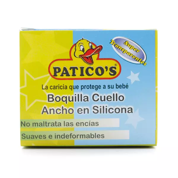 Boquilla Cuello Ancho Siliconado Patico