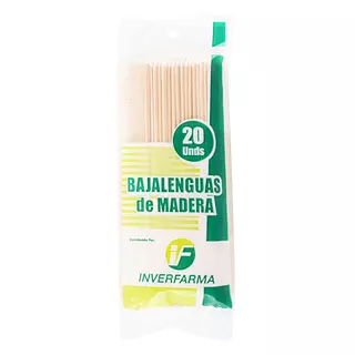 Bajalenguas De Madera Inverfarma