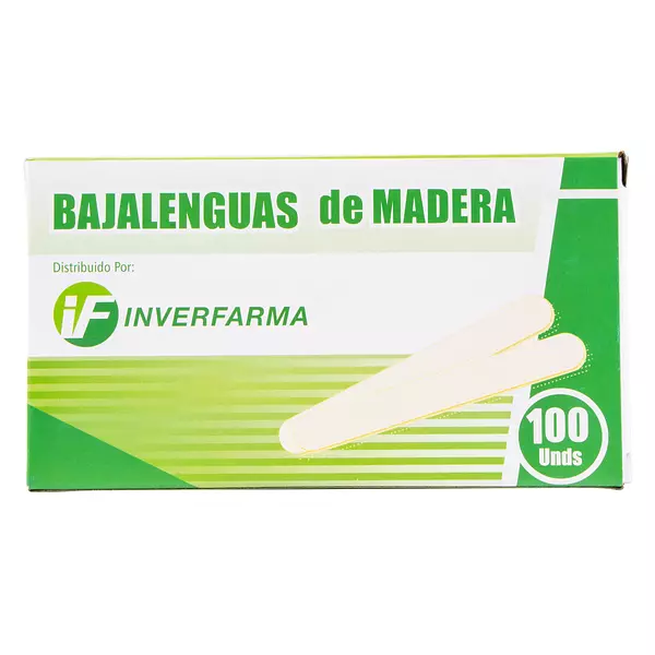 Bajalenguas De Madera Inverfarma