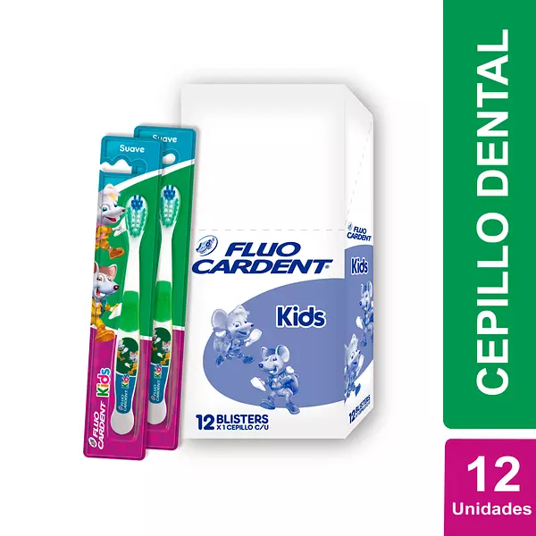 Cepillo Dental Fluo Cardent Kids