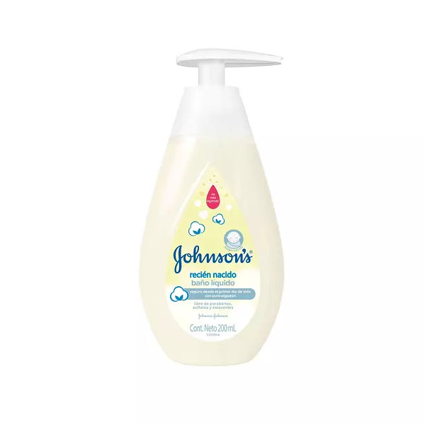 Baño Liquido Johnson Baby Recien Nacido