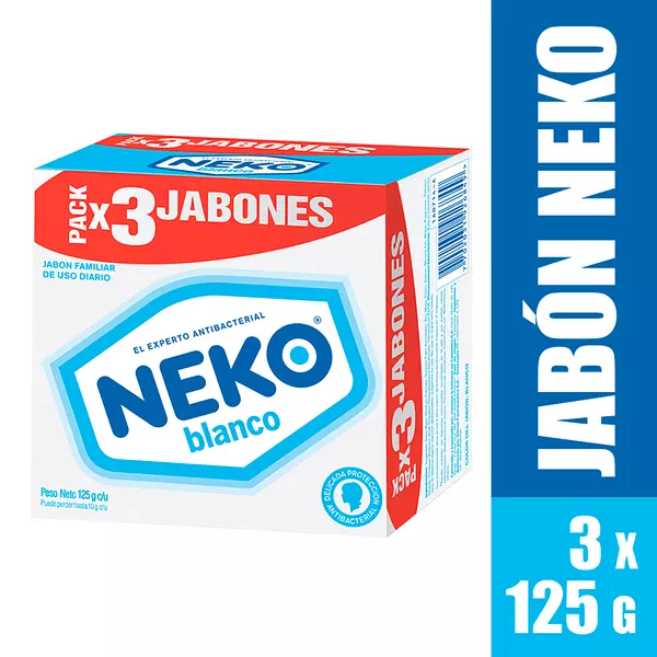 Jabon Neko Blanco 125 Gr