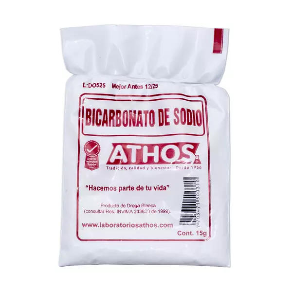 Bicarbonato De Soda Athos 15 Gr