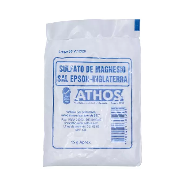 Sulfato De Magnesio 15 Gr