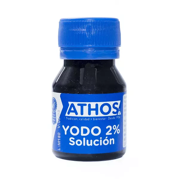 Tintura De Yodo 2% Athos 30 Ml