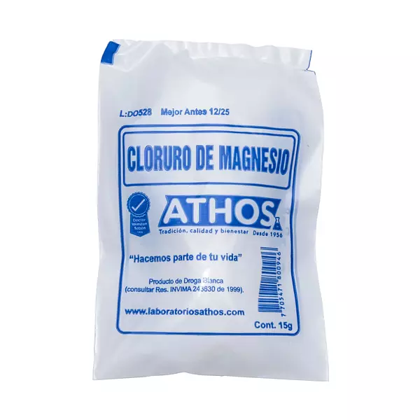 Cloruro De Magnesio Athos 15 Gr