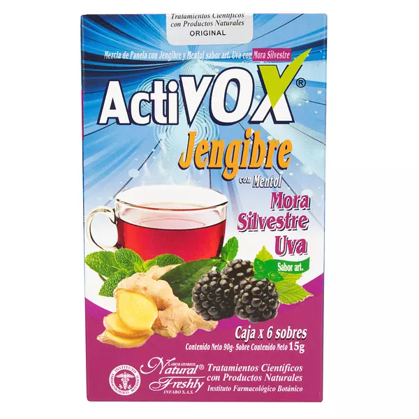 Activox Jengibre-Uva Mora Silvestre 90 Gr