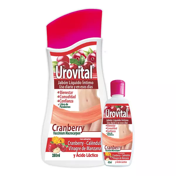 Jabon Liquido Intimo Urovital 280 Ml Gratis Jabon 45 Ml