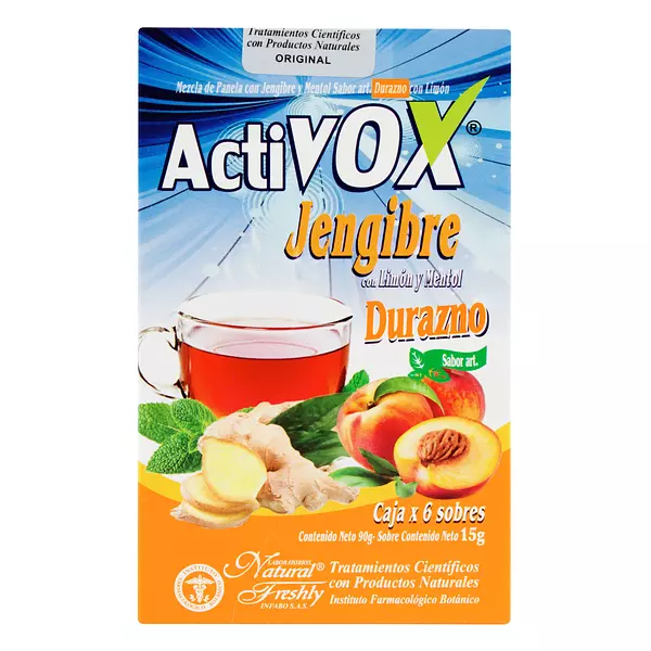 Activox Jengibre-Durazno