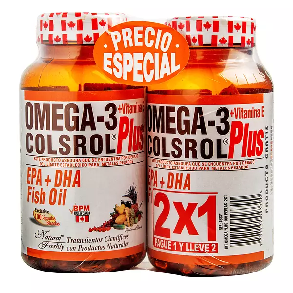 Omega 3 Plus Colsrol 2x1 Precio Especial