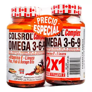 Colsrol Omega Complex 3-6-9 Precio Especial 2x1