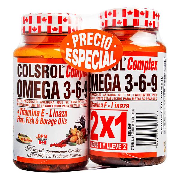 Colsrol Omega Complex 369 Precio Especial 2x1