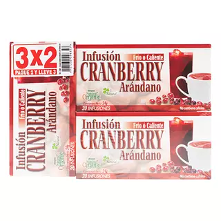 Infusion Te Verde Cranberry 24 Gr 20 Tisanas
