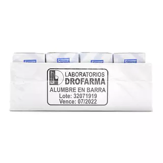 Alumbre En Barra 25 Gr