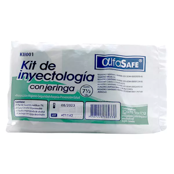 Kit De Inyectologia Con Jeringa