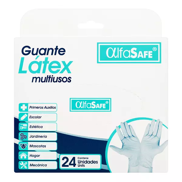 Guante Examen Alfa Latex Talla M