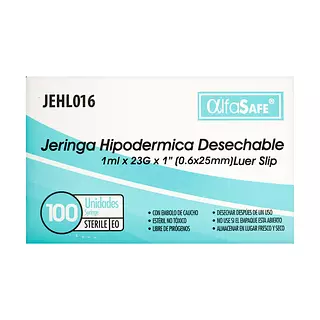 Eringa Alfa Hipo 3p 1ml 23 G X 1