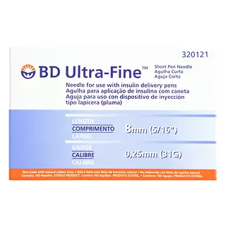 Aguja Para Pen B-D 31 G X 8 Mm