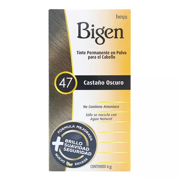 Tinte Bigen 47 Castaño Oscuro 6 Gr