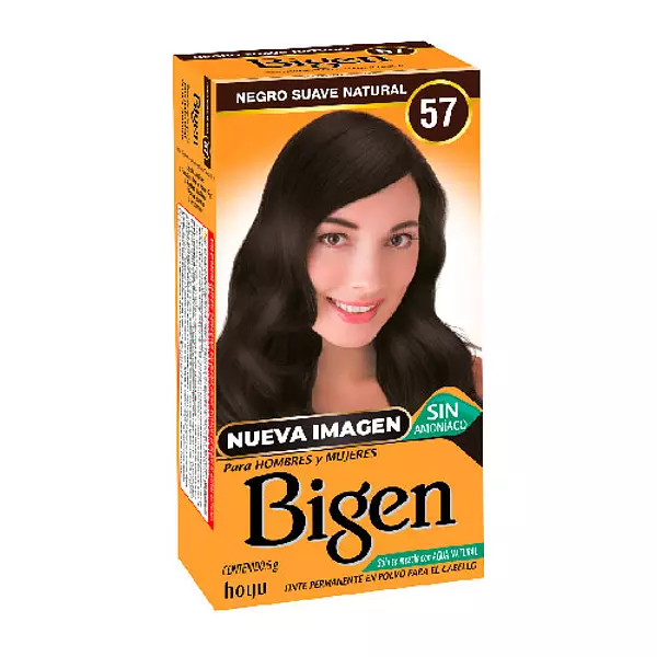 Tinte Bigen 57 Negro Suave Natural