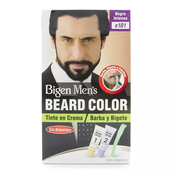 Tinte Bigen Mens Barba Negro Intenso B101