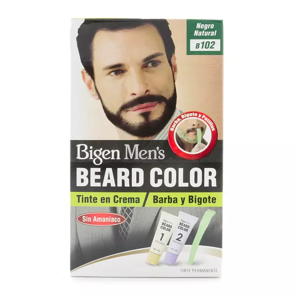 Tinte Bigen Mens Barba Negro Natura B102