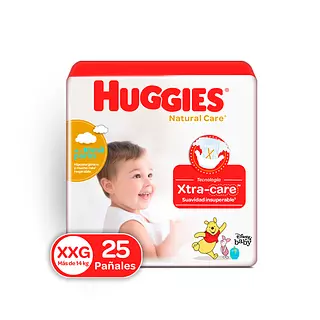 Pañales Huggies Natural Care Etapa 5 Xxg