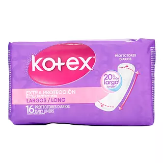 Protectores Diarios Kotex Largos