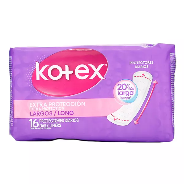 Protectores Diarios Kotex Largos