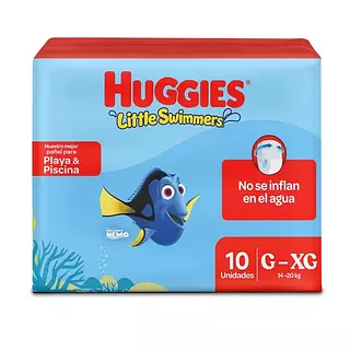 Pañales Huggies Little Swimmer Etapa 5-6 G-Xg