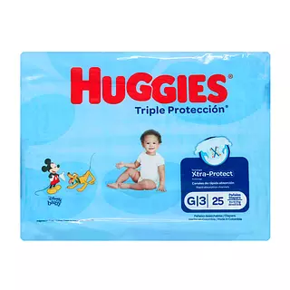 Pañales Huggies Triple Proteccion Etapa 3 Grande