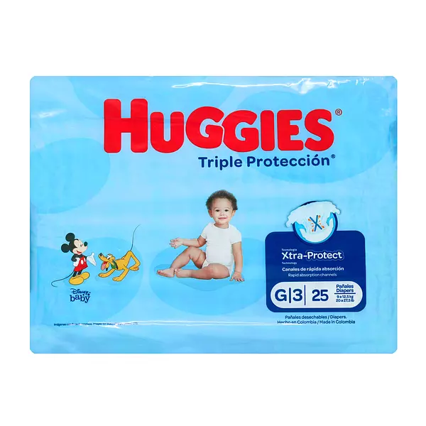 Pañales Huggies Triple Proteccion Etapa Grande