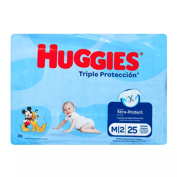 Pañales Huggies Triple Proteccion Etapa M