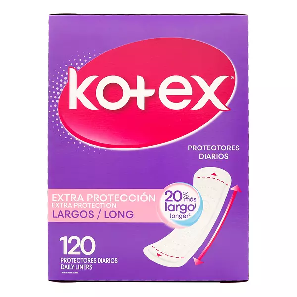 Protectores Diarios Kotex Largos