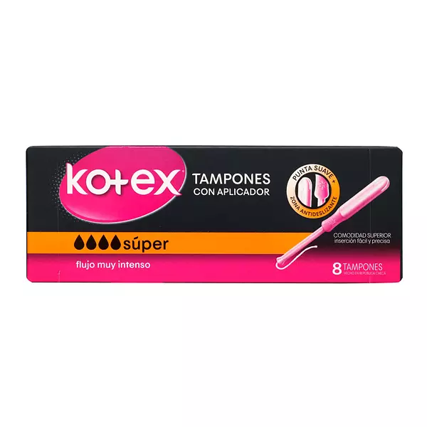 Tampon Kotex Super Con Aplicador