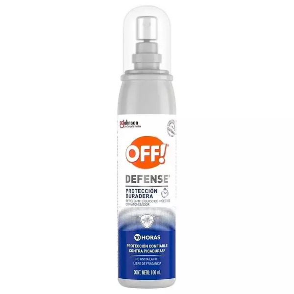 Repelente Off Defense Proteccion Liqudo Atomizador