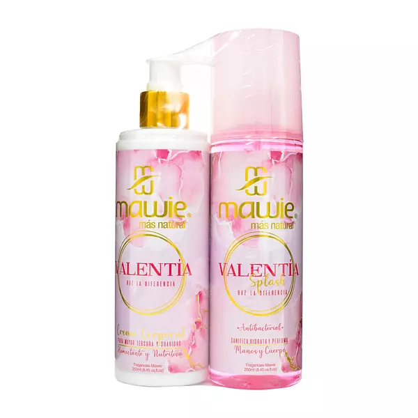 Crema Mawie Valentia 250 Ml+Splash Valentia 250 Ml