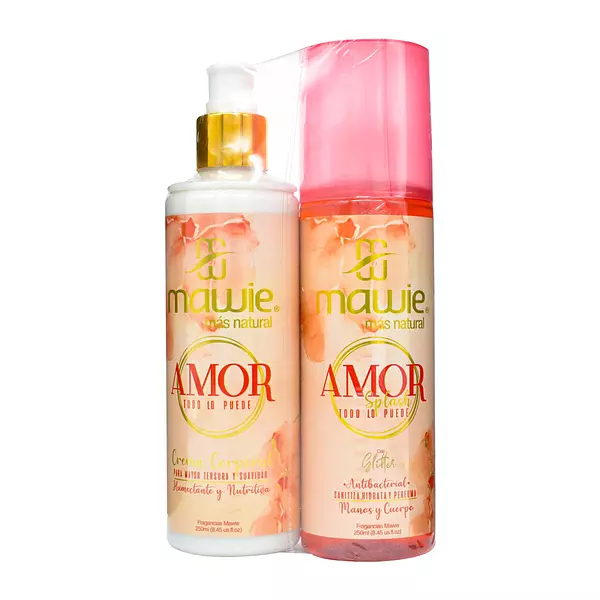 Crema Mawie Amor 250 Ml+ Splash Amor 250 Ml