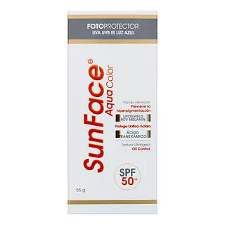 Protector Sunface Aqua Color Spf 50+