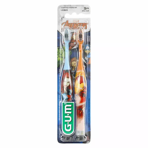 2 Cepillo Dental Gum Kids Avengers