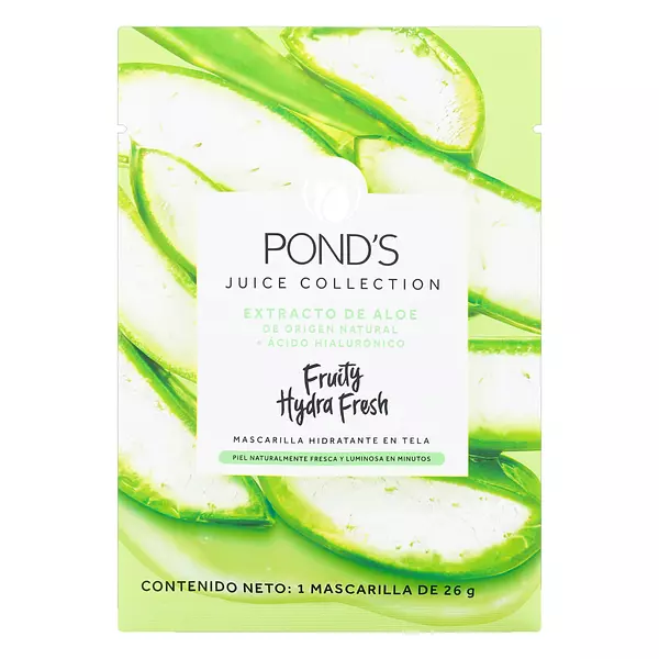 Ponds Mascarilla Fruity Hydratante Aloe