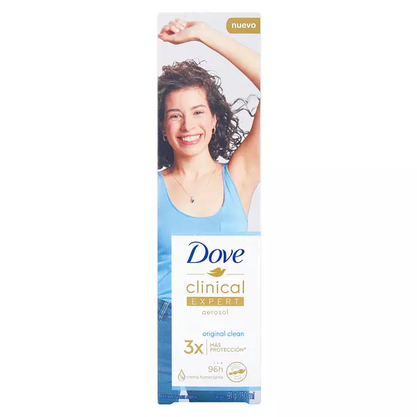 Desodorante Dove Clinical Expert Aerosol Original 91 Gr