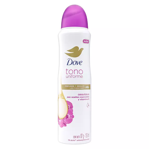 Desodorante Dove Spray Tono Uniforme Orquideas