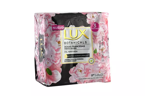 3 Jabon Lux Rosas Francesas 125 Gr