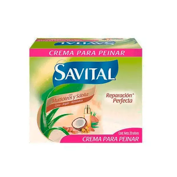 Crema Para Peinar Savital Multioleos 22 Ml